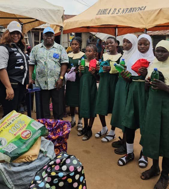 Rotary Club Provides Reusable Pads to Girls in Abuja