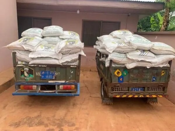 Bono East: NIB Seizes Truck Diverting Food Supplies for Ghana School Feeding Program