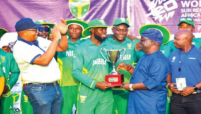 Olopade Commends NCF for Their Cricket Initiatives