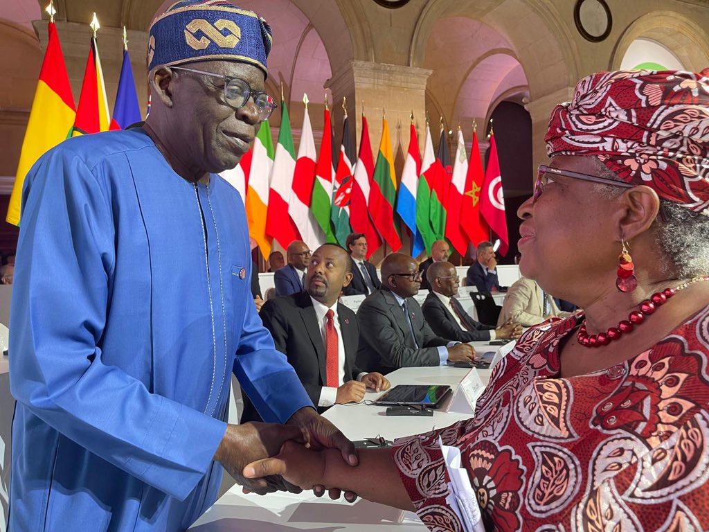 Tinubu Commends Okonjo-Iweala on Her Reappointment as WTO Director-General