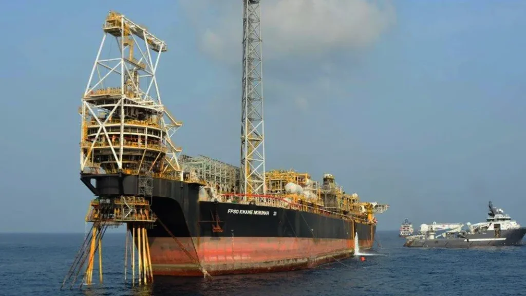 Jubilee Oil Field Production Falls to 89,000 bpd Amid Government Debt Issues