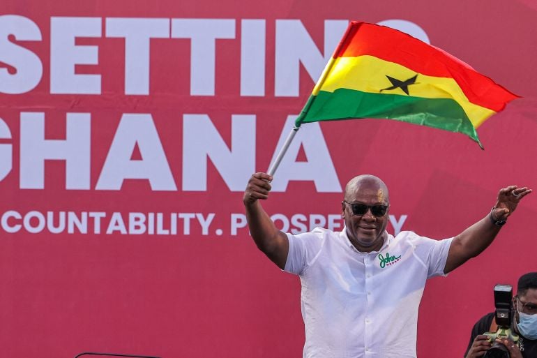 Mahama Secures Decisive Victory Over Bawumia in 2024 Presidential Election, Returning to Jubilee House