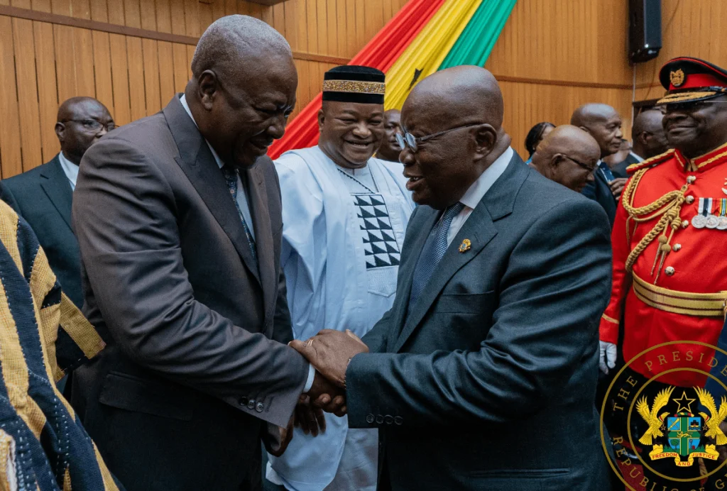 Akufo-Addo Expresses Hope for Mahama Administration to Achieve 55% Debt-to-GDP Ratio