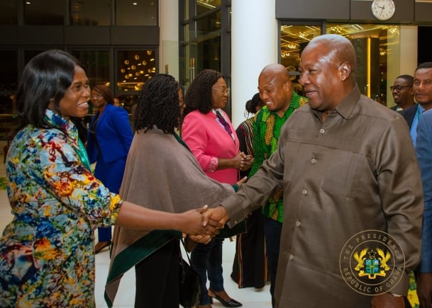 President Mahama Arrives in Addis Ababa for the 38th African Union Summit